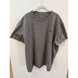 Polo Ralph Lauren Heathered Gray Short-Sleeve T-Shirt XL 100% Cotton Mens Classi
